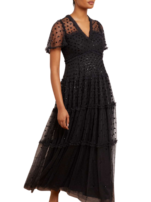 Thea Sequined Maxi Dress