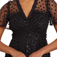 Thea Sequined Maxi Dress