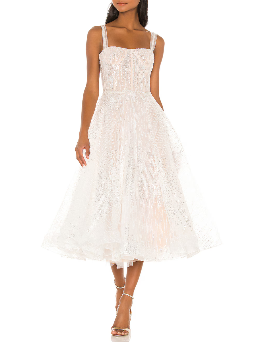 Mademoiselle Bridal Midi Dress