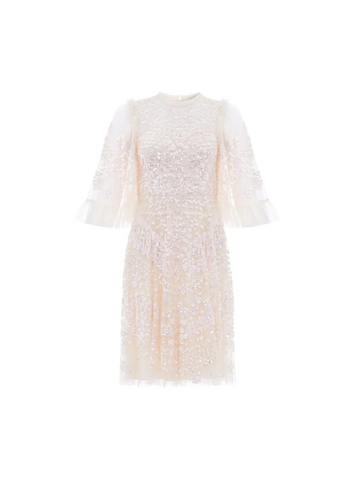 Anais Sequin Dress Champagne