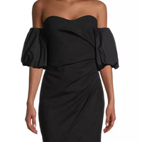 Deene Sweetheart Minidress Black