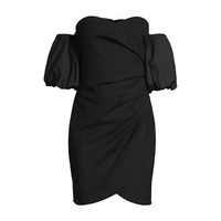 Deene Sweetheart Minidress Black