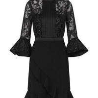 Dark Knight Dress Black