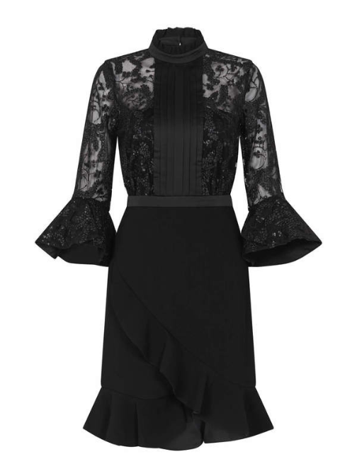Dark Knight Dress Black
