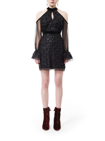 Rose Dress Black