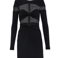 Simone Embellished Minidress Black