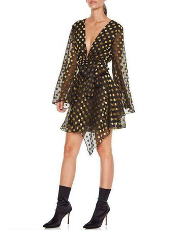 Budding Mini Dress Black