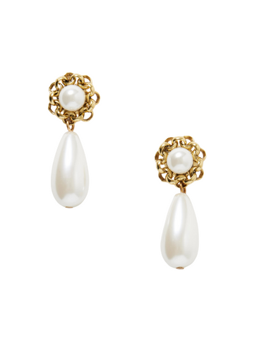 Luella Gold-plated and Faux Pearl Earrings