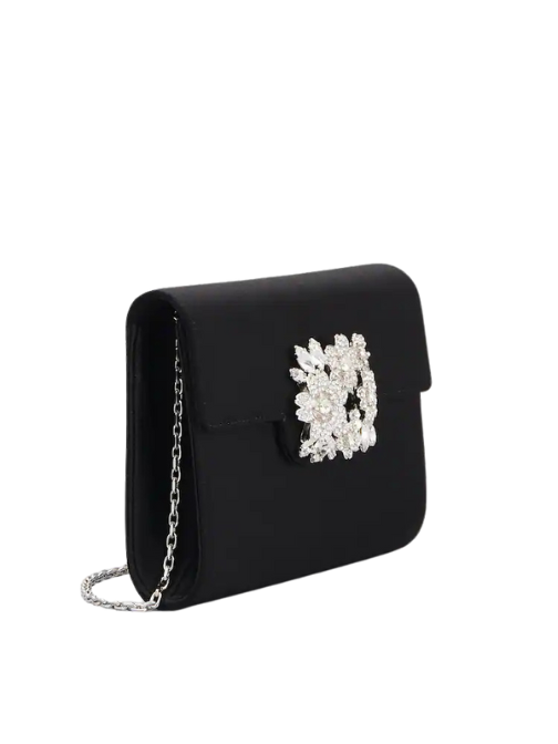 Efflorescence Mini Clutch Black