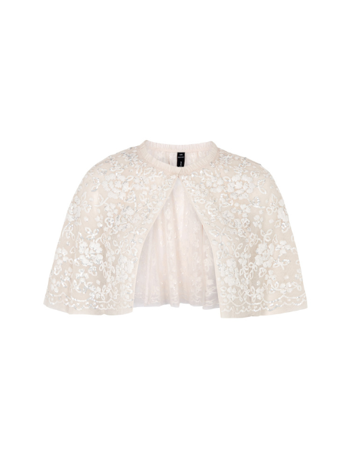 Regal Rose Gloss Short Cape Champagne