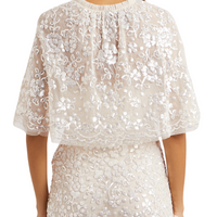 Regal Rose Gloss Short Cape Champagne