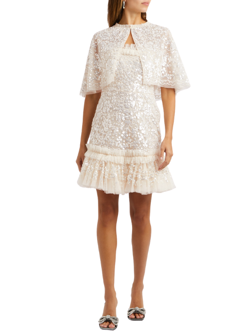 Regal Rose Gloss Short Cape Champagne