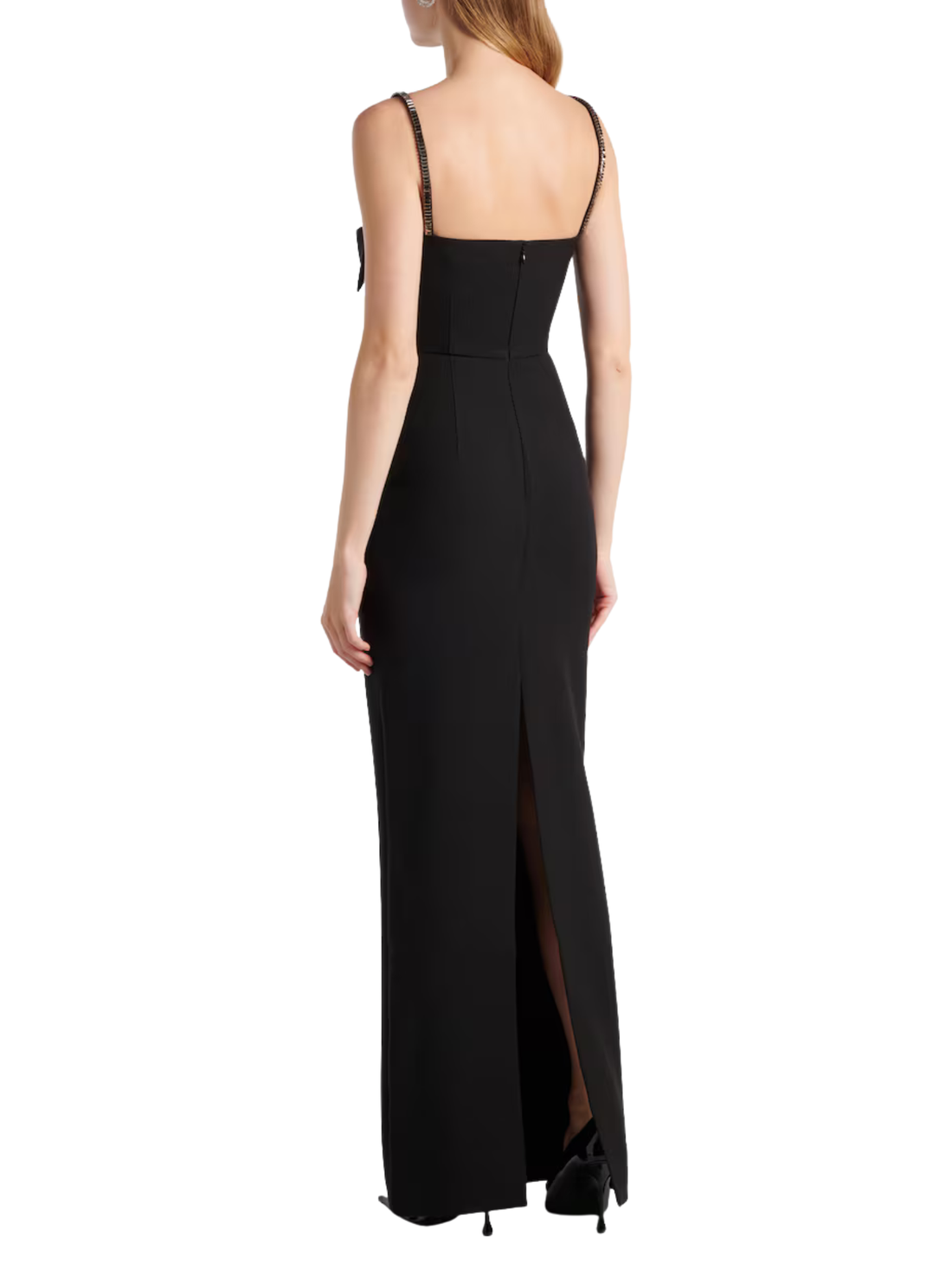 Embellished Crepe Gown