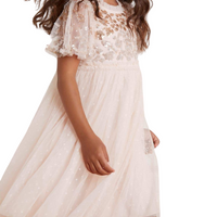 Lilybelle Sequin Kids Dress Pink