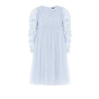 Lilybelle Long Sleeve Kids Dress Blue