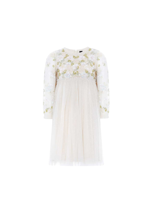 Lena Bodice Kids Dress Champagne