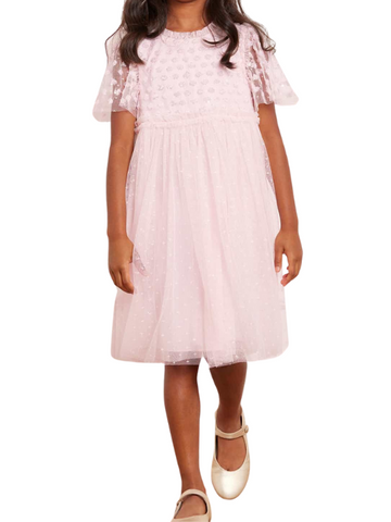 Thea Bodice Kids Dress Pink
