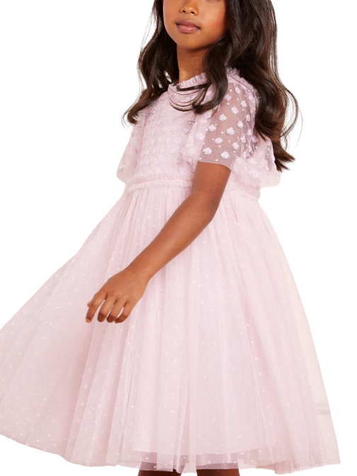 Thea Bodice Kids Dress Pink
