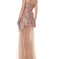 Layla Sequin Floral Maxi Dress
