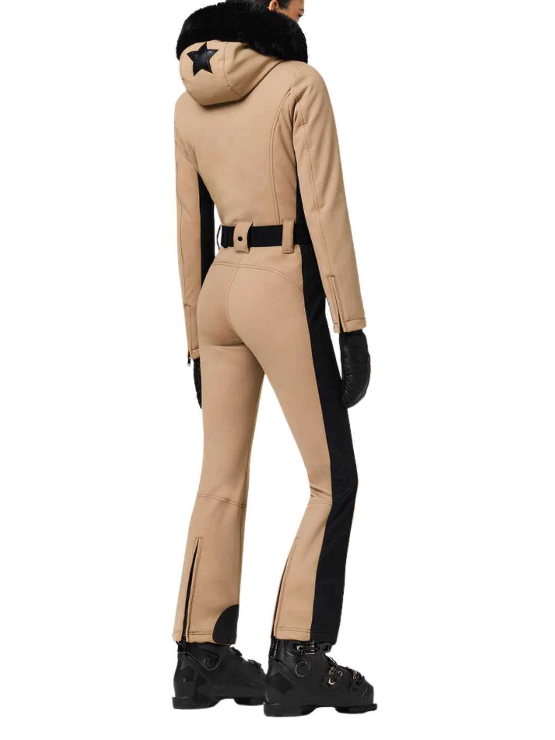 Parry Faux Border Ski Suit Khaki