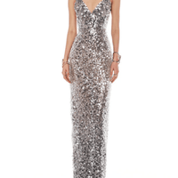 Allegra Silver Maxi Dress Silver by Bronx and Banco - Rental Hong Kong