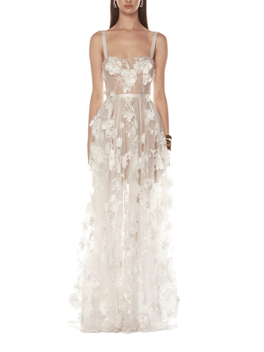 Anastasia White Maxi Dress by Bronx and Banco - Rental Hong Kong