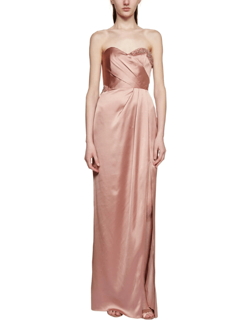 Antique Rose Rose Gown by Marchesa Notte - Rental Hong Kong