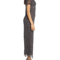 Beaded Mesh Column Gown by Pisarro Nights - Rental Hong Kong