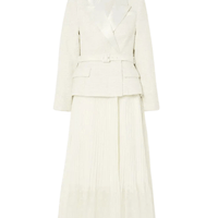 Belted Pleated Midi Dress by Self Portrait - Rental Hong Kong