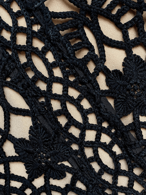 Black Prairie Midi Dress by Self Portrait - Rental Hong Kong