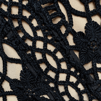 Black Prairie Midi Dress by Self Portrait - Rental Hong Kong