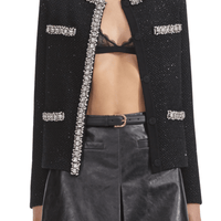 Black Sequin Knit Cardigan by Self Portrait - Rental Hong Kong