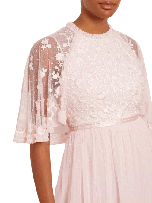 Bonnie Bow Bodice Ankle Gown by Needle & Thread - Rental Hong Kong