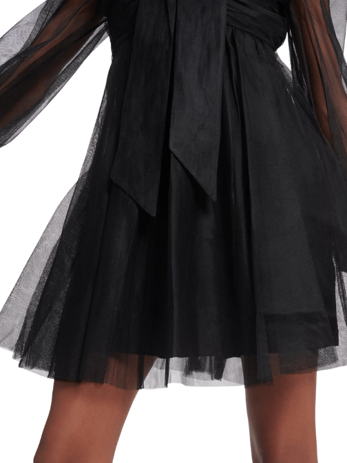 Bow Tulle Mini Dress Black by Zimmermann - Rental Hong Kong