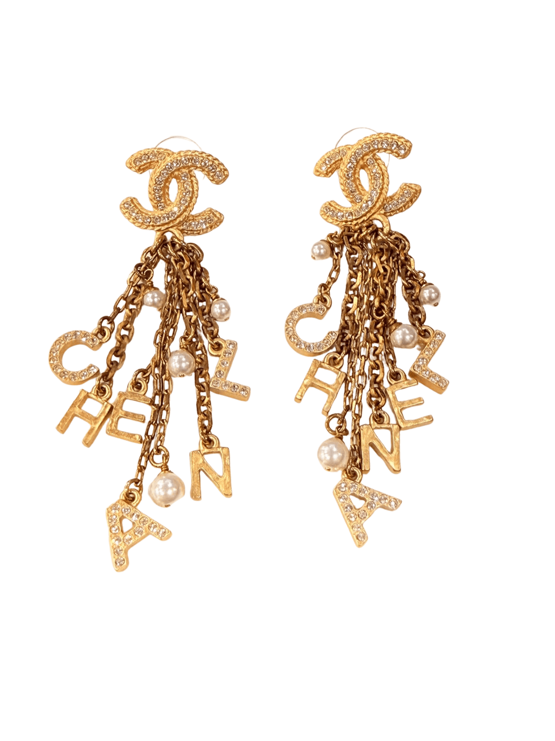 CC Logo Fringe Earring by Chanel - Rental Hong Kong