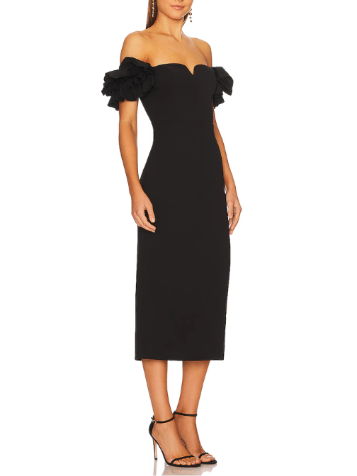 Creole Dress Black by Elliatt - Rental Hong Kong
