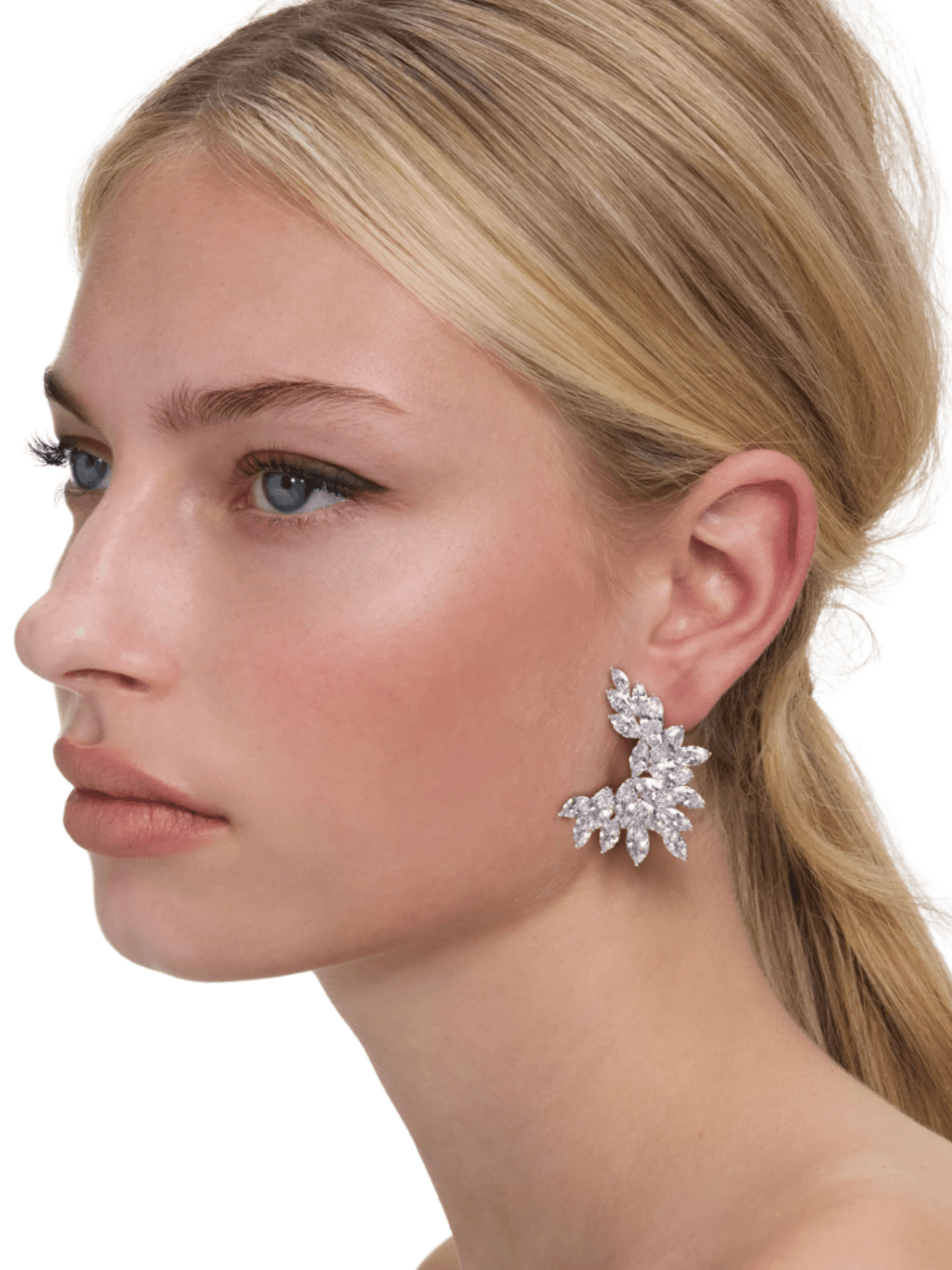 Crystal Cuff Earrings by Self Portrait - Rental Hong Kong