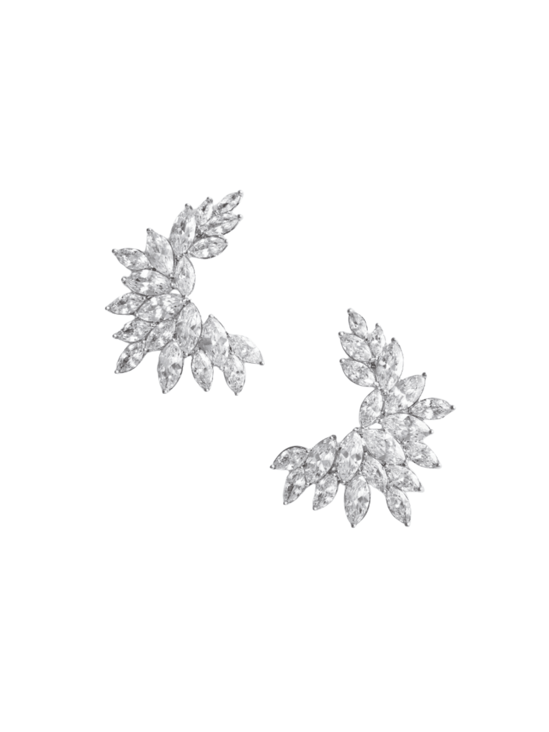 Crystal Cuff Earrings by Self Portrait - Rental Hong Kong