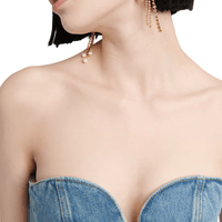 Crystal - embellished earrings in gold by Magda Butrym - Rental Hong Kong