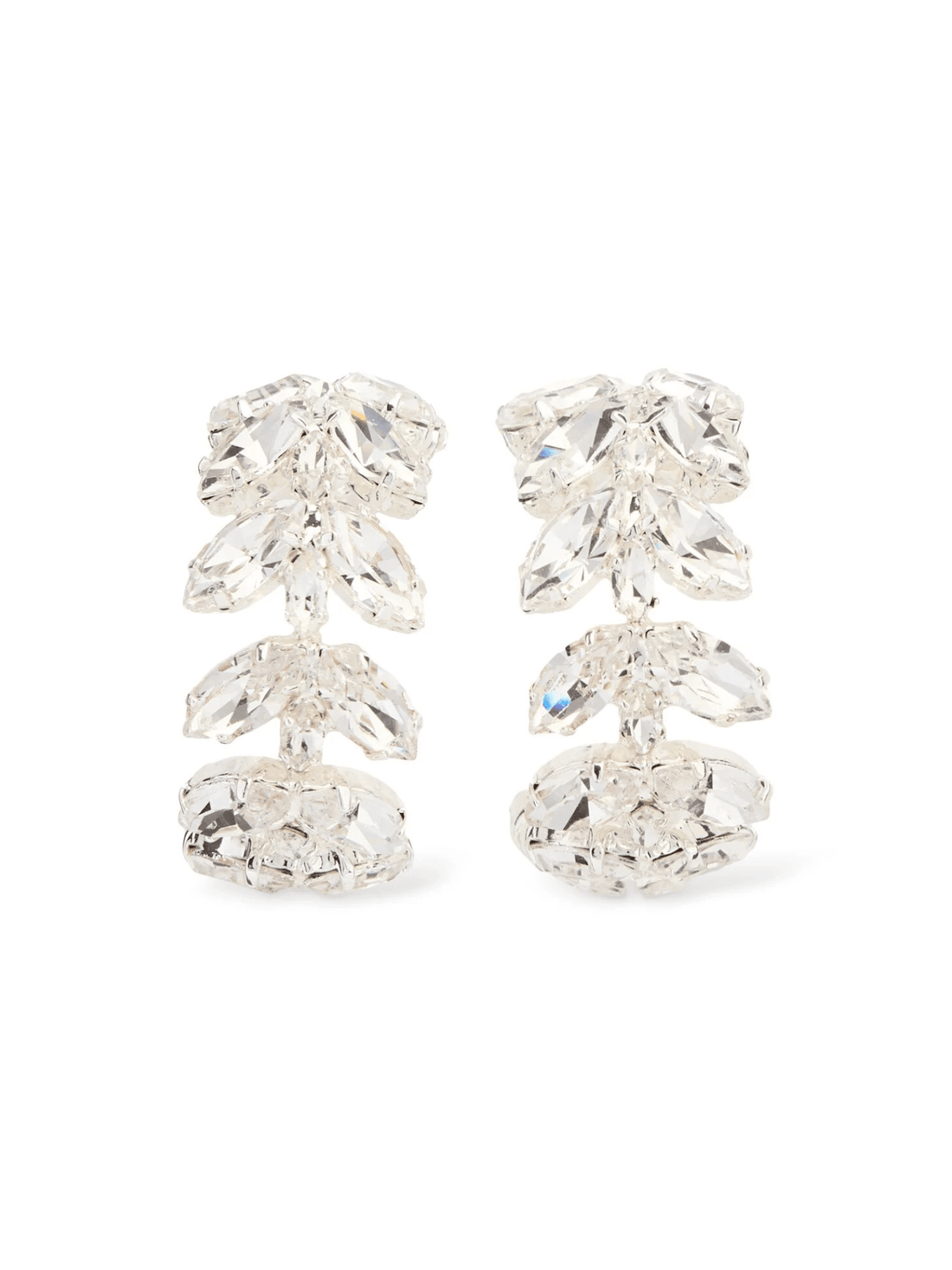 Crystal hoop earrings by Magda Butrym - Rental Hong Kong