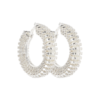 Crystal Hoop Earrings Crystal by Magda Butrym - Rental Hong Kong