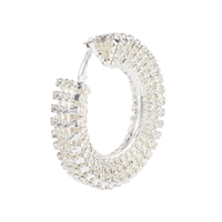 Crystal Hoop Earrings Crystal by Magda Butrym - Rental Hong Kong
