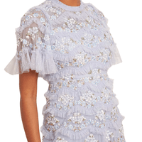 Daisy Wave Floral - Embroidered Tulle Dress by Needle & Thread - Rental Hong Kong