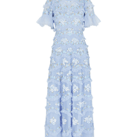 Daisy Wave Floral - Embroidered Tulle Dress by Needle & Thread - Rental Hong Kong