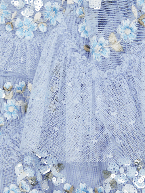 Daisy Wave Floral - Embroidered Tulle Dress by Needle & Thread - Rental Hong Kong