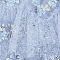 Daisy Wave Floral - Embroidered Tulle Dress by Needle & Thread - Rental Hong Kong