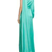 Draped Light Satin One - Sleeve Long Dress by ZUHAIR MURAD - Rental Hong Kong