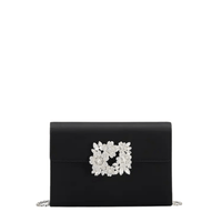 Efflorescence Mini Clutch Black by Roger Vivier - Rental Hong Kong