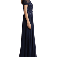 Evenings Beaded Mesh Gown by Xscape - Rental Hong Kong