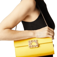 Flower Strass Buckle Clutch by Roger Vivier - Rental Hong Kong